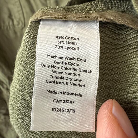 Talbots Safari Army Green Jacket size 2X - Picture 6 of 9